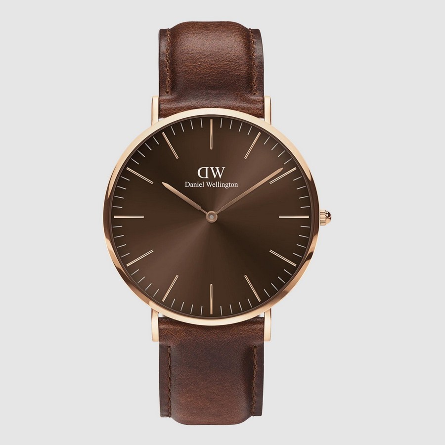 Đồng Hồ Dw Daniel Wallington Classic St Mawes Amber Nữ Nâu